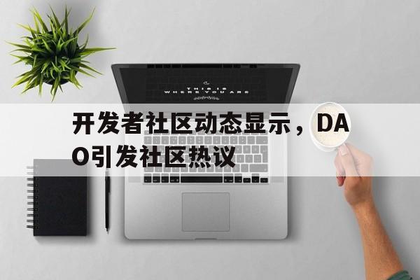 jinnianhui全新版开发者社区动态显示，DAO引发社区热议的简单介绍